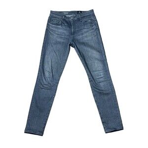 AG Adriano Goldschmied Farrah High Rise Skinny Jeans 04 Years Earl Grey 27 X 27